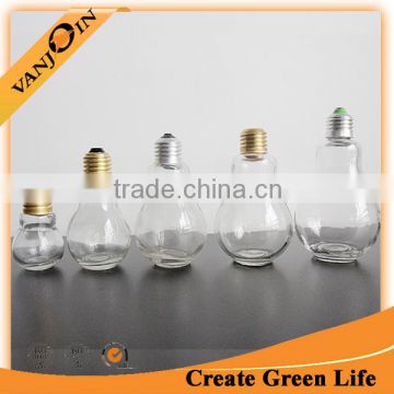 16oz Wedding Decor Glass Bulb Bottles With Cap