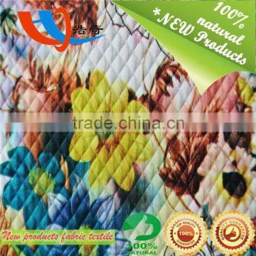 100% china print manufacturers polyester embossed fabric textile