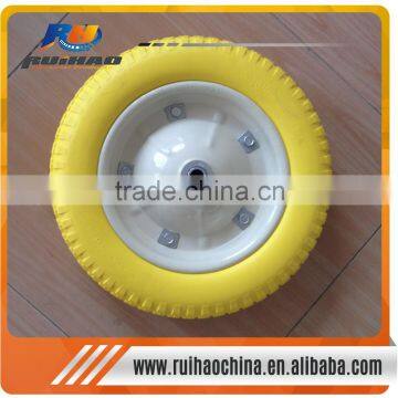 Wheel Barrow Wheel With Steel Rim Tray