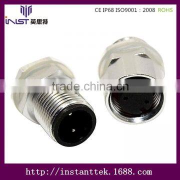 INST M12 Sensor (Panel Rear Mount) Connector