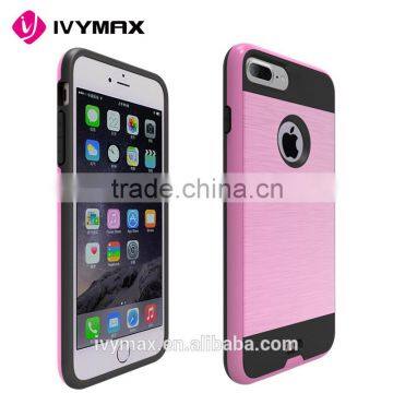 IVYMAX big dicount durable pc tpu material slim armor mobile phone case for apple compatible brand for iphone 7 plus