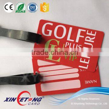 Offset printing PVC Baggage tag, membership card, luggage card,loyal card