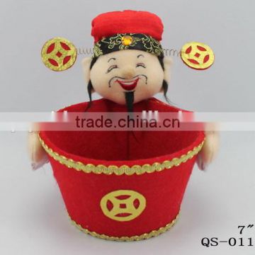 2016 chinese new year decoration items candy basket