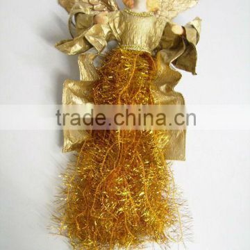 Goden christmas angel ornaments