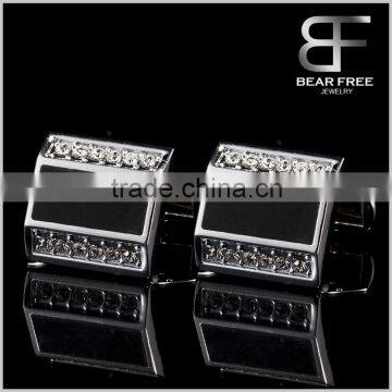 shirt wedding Cubic Zirconia Setting Enamel cufflinks For Men's Jewelry                        
                                                Quality Choice