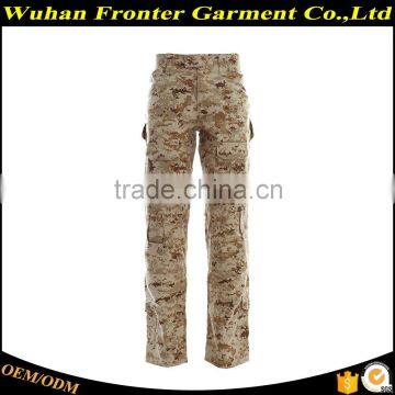 Digital desert military camo long pants