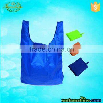 reusable foldable nylon shopping bag