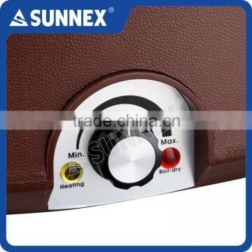 SUNNEX Hot Sale Stylish Brown PC Cover 10 Litre Buffet Soup Warmer photo-2