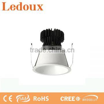 6w anti-glare cob led recessed ceiling light