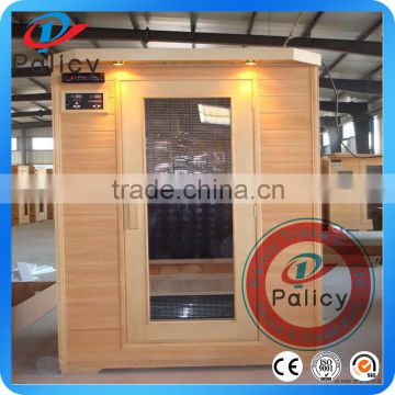 High quality luxury 3 person Canada cedar far infrared sauna room for spa & hotel