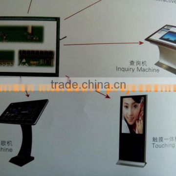 19 inch touch screen kiosk/China supplier