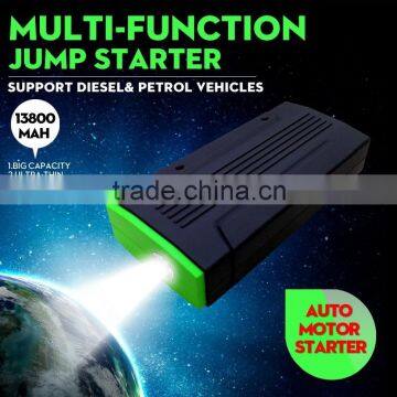 Ultra-thin jump starter 16800mAh&13800mAh jump start starter emergency car jump starter