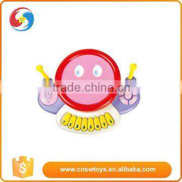 Preschool Kids Educational B/O Drum Toys Plastic Snare Drum Music Instruments