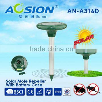 Aosion solar sound waves mole repellent for garden use