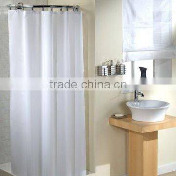 HOTEL SHOWER CURTAIN WITH RINGS