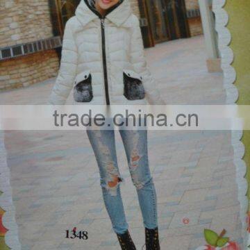 2014 girls design fashion winter short women jacket stock