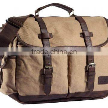 high quality waxed canvas mens messenger bag