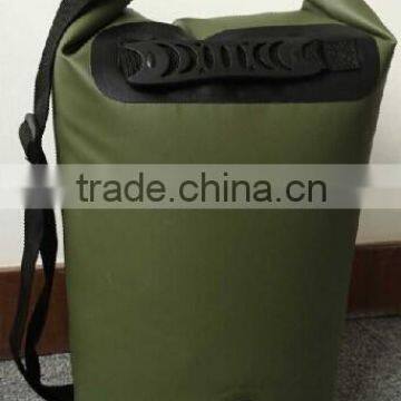 waterproof dry bag ocean pack swim sack with shoulder strap, valve hand rubber handle
