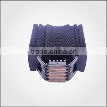 5 pcs heatpipes with pressed fins heatsink