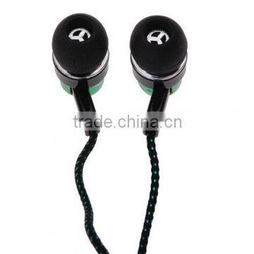 In Ear Earphone Earbuds Stereo Metal Braided Earphones 3.5mm Standard photo-2