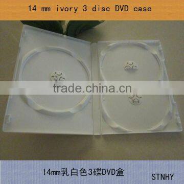 14mm ivory 3 discs DVD case