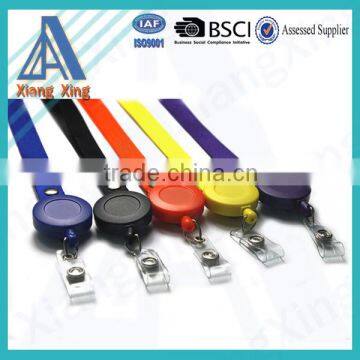 Manufacturer direct sale yoyo badge holder sublimation lanyard with plastic