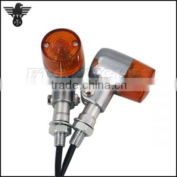 Old Retro Style Polished Aluminum Turn Light for Harley Motorcycle