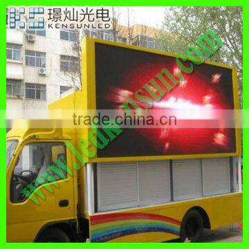 JINGCAN LED FACTORY P10 outdoor Truck mobile full color LED advertising display