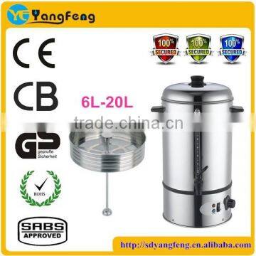 6L -40L YF model with temperature control electric coffee percolator