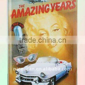 Customized Brand Stamping Logo Embossing Tin Metal Sign&factory Directly Tin Signs