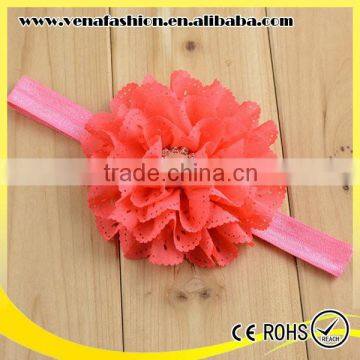 Stretch Korean Wavy Shape Chiffon Making Baby Headbands photo-2