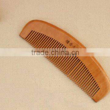 Handmade Sandalwood Logo Pocket Comb Beard and Mustache Comb Hair Brush Stock Comb Wholesale photo-3
