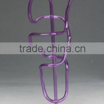 Disposable Plastic Straw With Different Colors Curly Drinking Straws photo-4