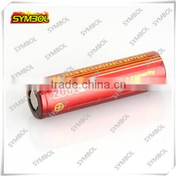 2014 Trustfire IMR 18650 2000mAh 3.7V high drain Rechargeable LiMn battery with flat top(1pc)