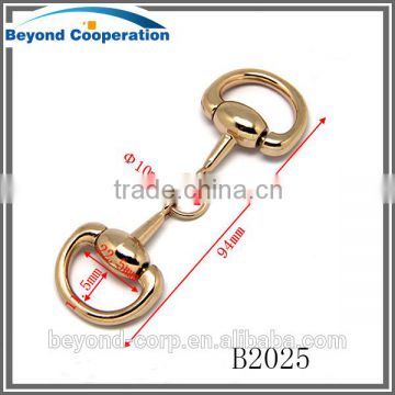 Metal zinc alloy material handbag connector Miss type