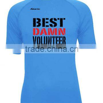Womens Basic Blue Short Sleeve Tshirt
