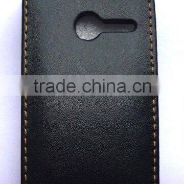 For SONY ERICSSON W150 FLIP LEATHER CASE