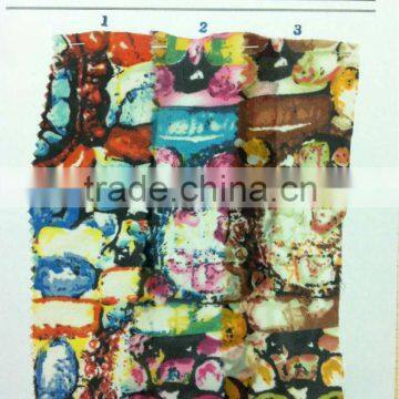 US$ 1/M up Chiffon Print Fabric Textile Stock Stocklot:G-13062221