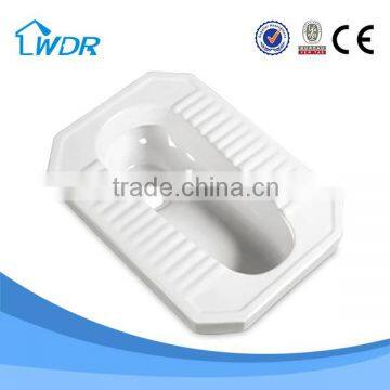 Bath ware ceramic sanitary quality squatting wc pan