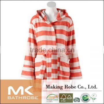 100% Polyester Material Promotional Bathrobe With Hood photo-2