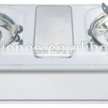popular selling stainless steel protable two burners gas stove/ cooker/hob