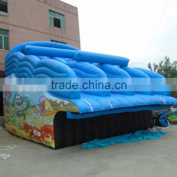 Fashionable commercial inflatable slid for water park,inflatable water park slide