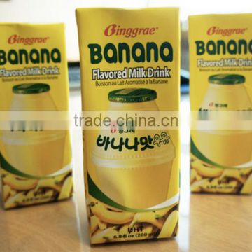 Banana Flavor Milk Formula and Ingredients