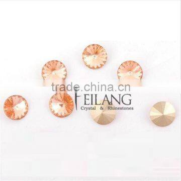 Multiple facets color mixed Resin 2mm Rhinestones Mobile phone stick drill