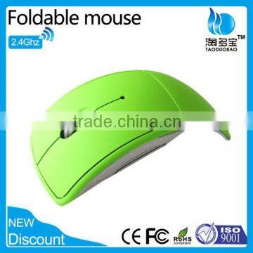 High Quality Save Power Slim 2.4g Wireless Arc Folding Mouse VMW-21