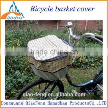 210D Polyester Promotional Waterproof Bicycle Basket Cover