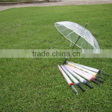 New products for 2015 8k straight beautiful dome shape PVC umbrella