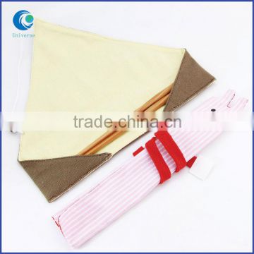 China supplier cheap price cotton fabric cute chopstick bag wholesale