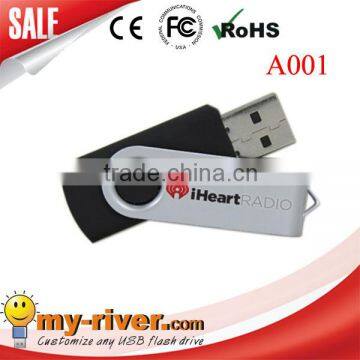 Custom Top selling cheapest twister usb flash drive with life warranty