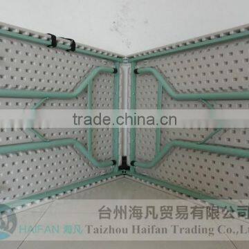 6FT Folding Portable Plastic Picnic Table /outdoor Picnic Table Folding in Half /cheap and Light Camping Table photo-2